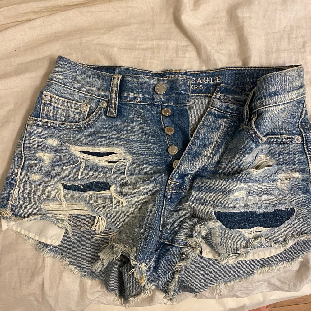 American eagle jean shorts